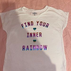 Rainbow Osh Kosh Tee